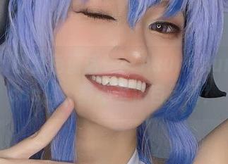Azami的蓝色童话——AsunaBunny的cos照，羞不羞你自己看！