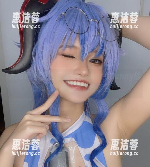 Azami的蓝色童话——AsunaBunny的cos照，羞不羞你自己看！